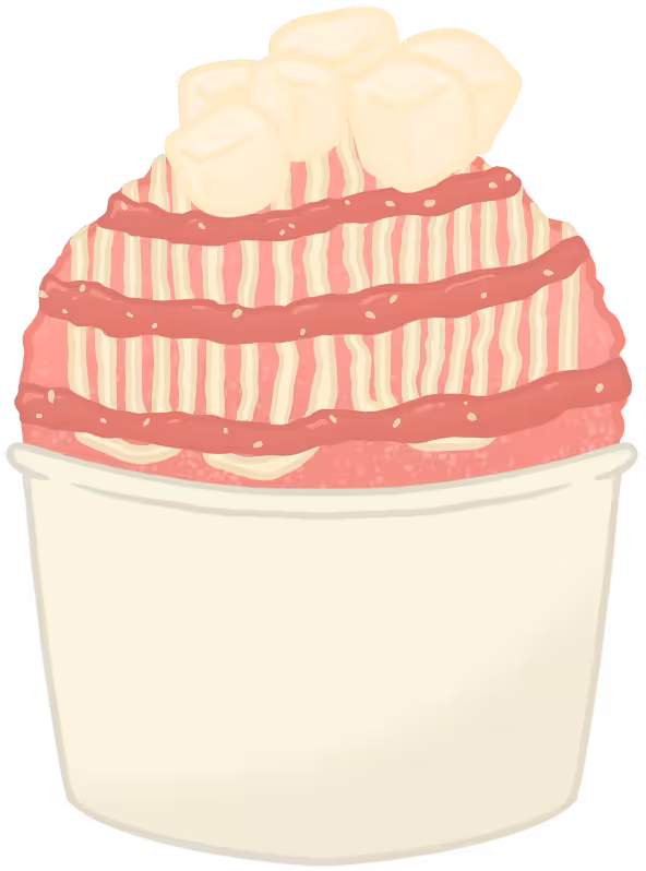 Ichigo Ichiban shave ice cup